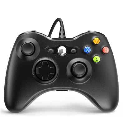FroggieX FX-X360-PC-B Xbox360/PC kontroller fekete (FX-X360-PC-B)-0