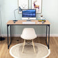 Computer Desk,47.2 Inches Home Office Desk Writing Study Table Modern Simple Style PC Desk with Metal Frame，Nature-1
