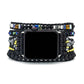 Retro Woven Watch Band Natural Stone Bead Strap Bracelet