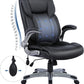 High Back Executive Office Chair- Ergonomic Home Computer Desk Leather