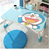 Foldable Wooden Mini Laptop Table For Bed, Study Table With Drawer