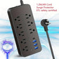 Power Strip Surge Protector - 8 Outlets, 3 USB Ports & 1 USB-C Port